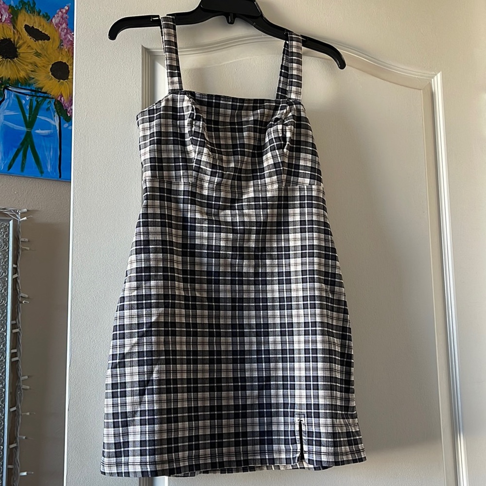plaid dress